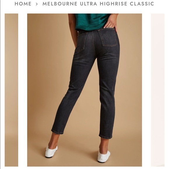 PLENTY Tailor Made - Dark grey highrise skinny/straight jeans - Picture 2 of 4